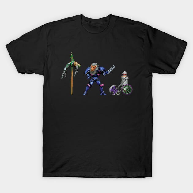 Castlevania Scarecrow, Lion, and Tin Man T-Shirt by inotyler
